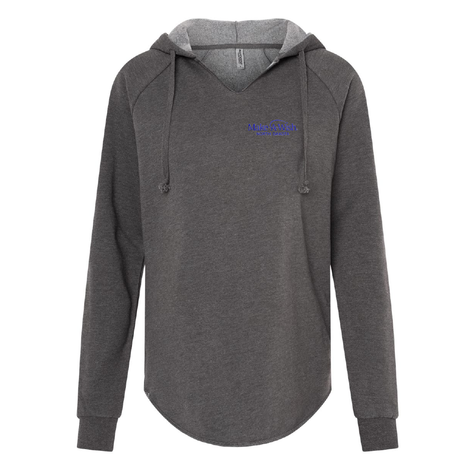 MAW118. Women’s California Wave Wash Hooded Sweatshirt