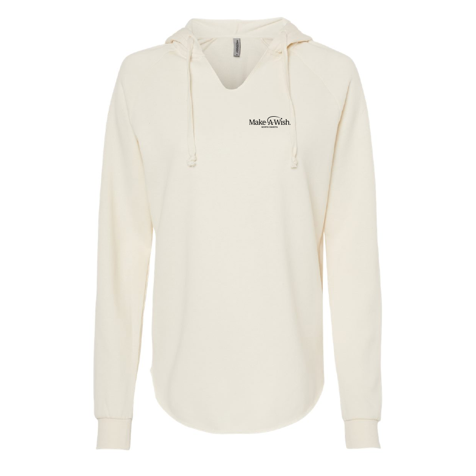 MAW118. Women’s California Wave Wash Hooded Sweatshirt