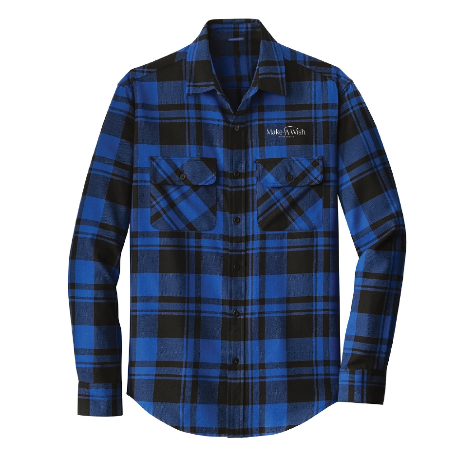 MAW204. Men's Port Authority® Plaid Flannel Shirt