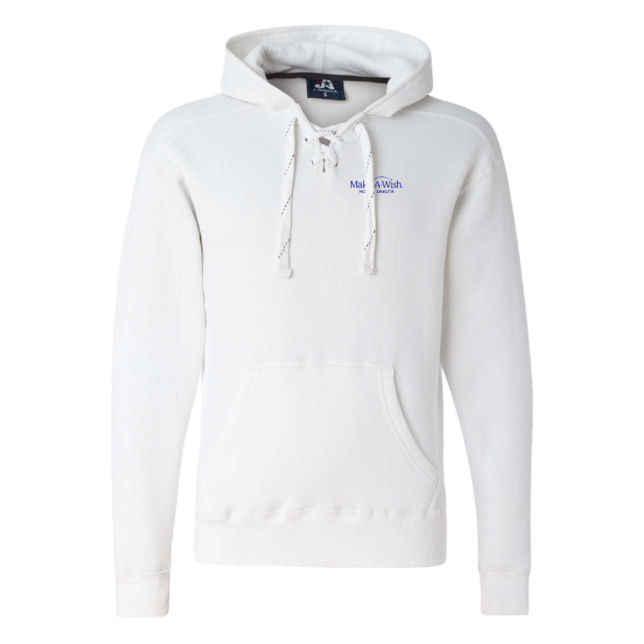 MAW209. Men's J. America Sport Lace Hooded Sweatshirt
