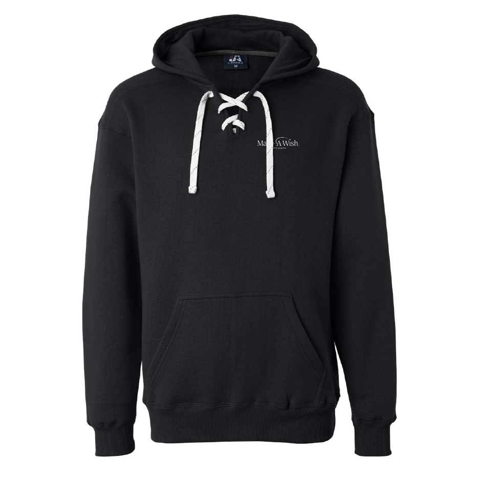 MAW209. Men's J. America Sport Lace Hooded Sweatshirt