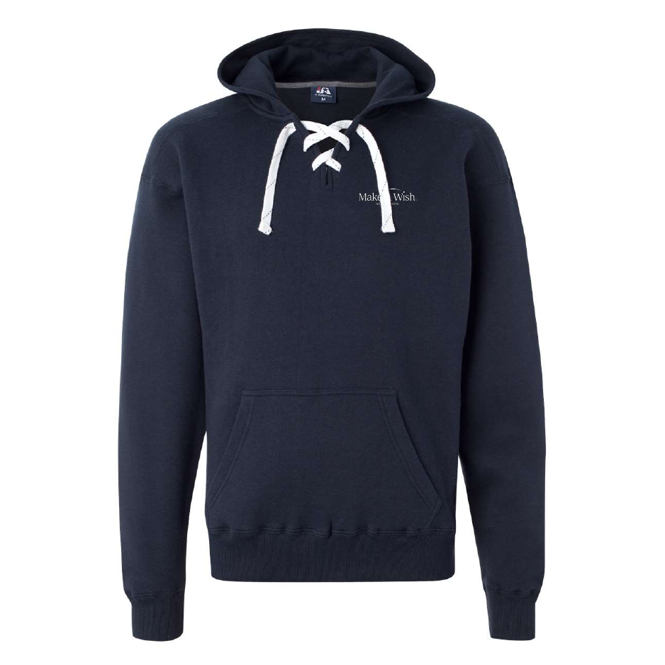 MAW209. Men's J. America Sport Lace Hooded Sweatshirt