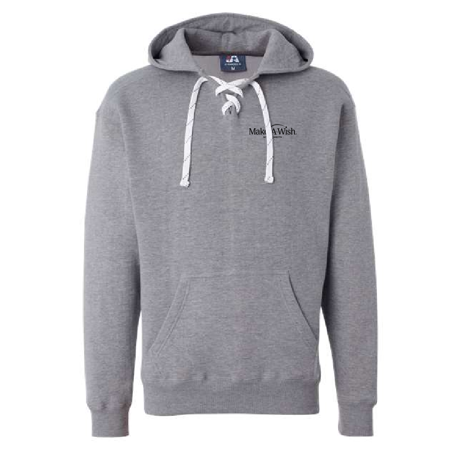 MAW209. Men's J. America Sport Lace Hooded Sweatshirt