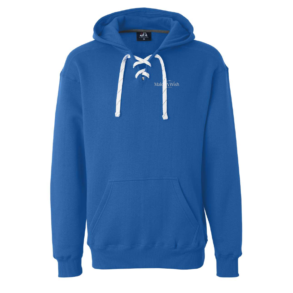 MAW209. Men's J. America Sport Lace Hooded Sweatshirt