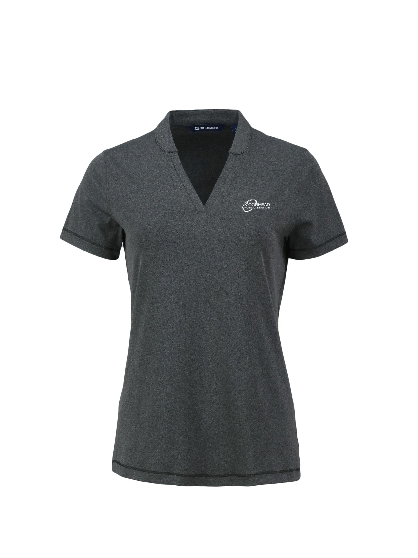 MPS106. Cutter & Buck Forge Eco Heathered Stretch Womens Blade Top