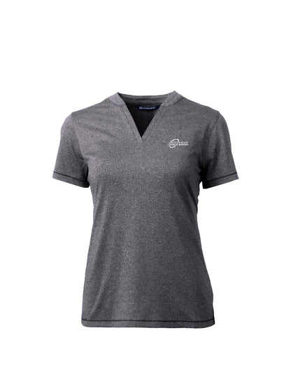 MPS106. Cutter & Buck Forge Eco Heathered Stretch Womens Blade Top