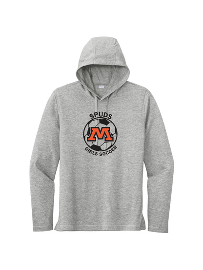 MS112. Sport-Tek ® PosiCharge ® Tri-Blend Wicking Long Sleeve Hoodie