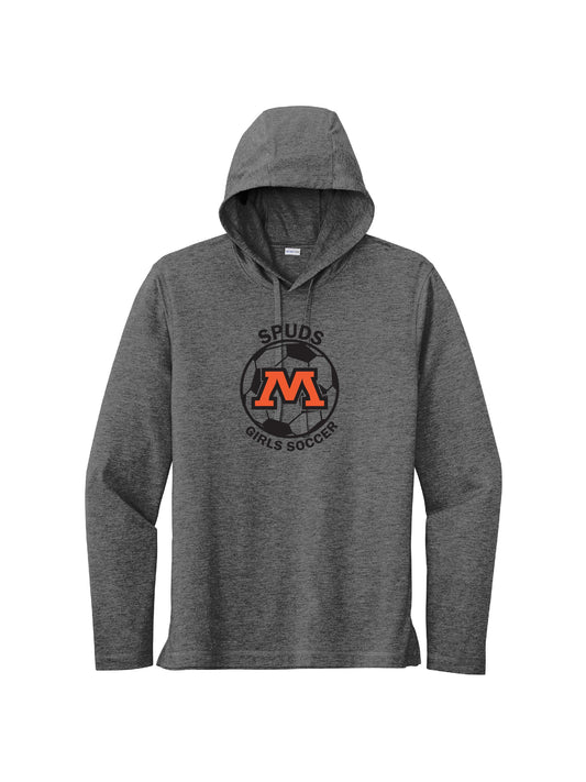 MS112. Sport-Tek ® PosiCharge ® Tri-Blend Wicking Long Sleeve Hoodie