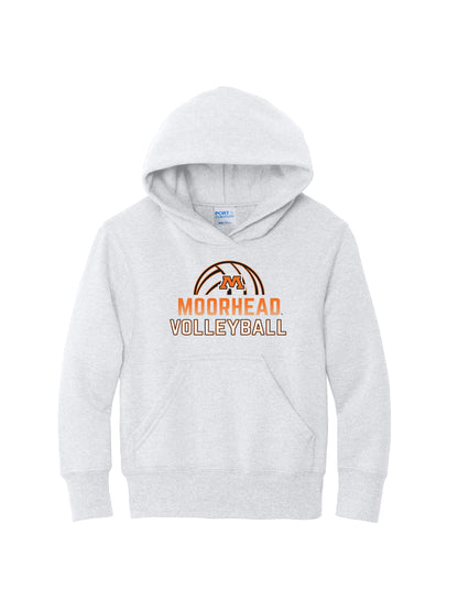 MHDVB401. Port & Co™ Youth Core Fleece Pullover Hooded Sweatshirt