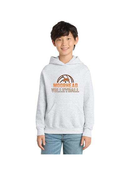 MHDVB401. Port & Co™ Youth Core Fleece Pullover Hooded Sweatshirt