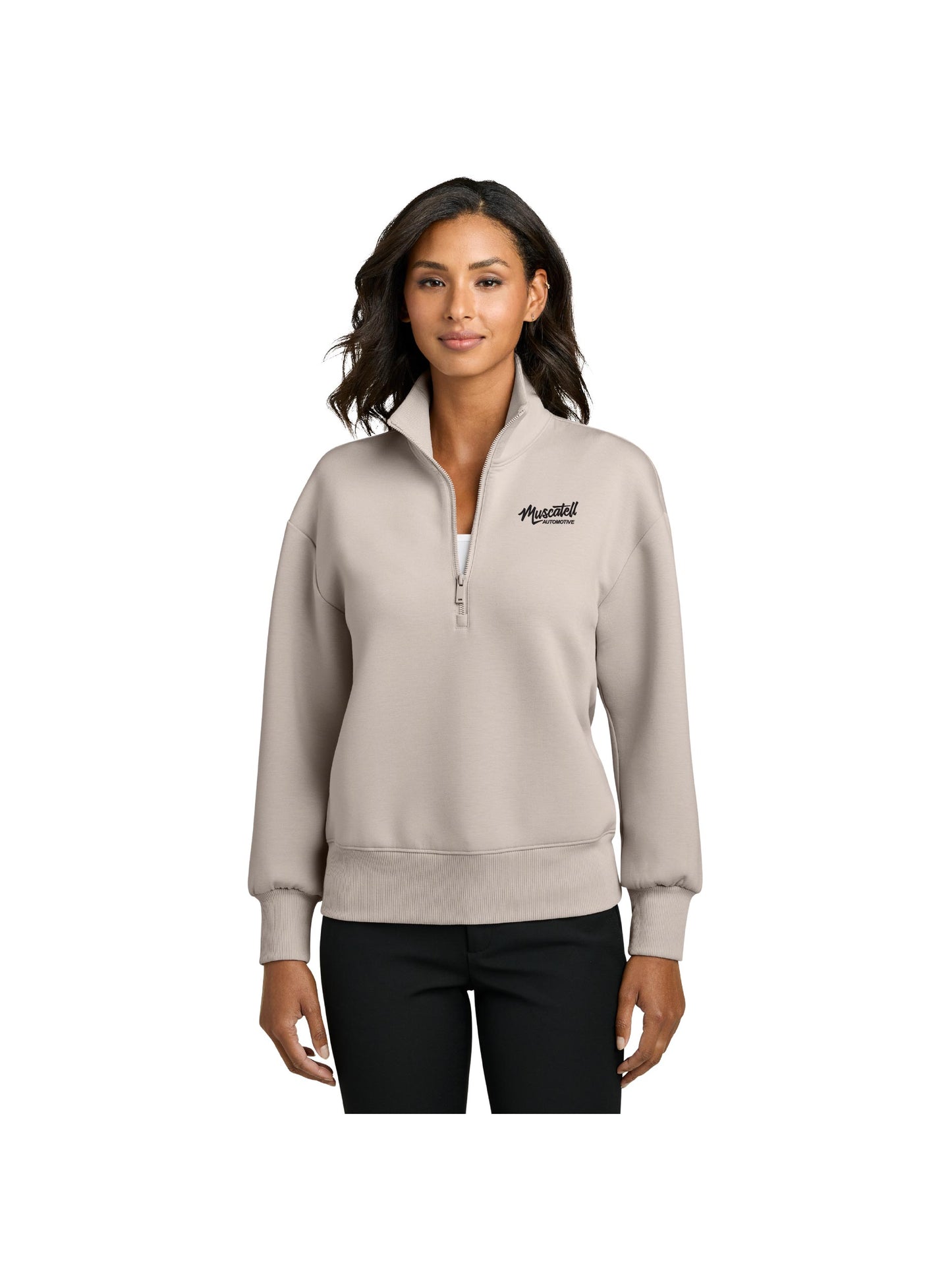 MA103. Mercer+Mettle Women’s Soft Spacer 1/4-Zip