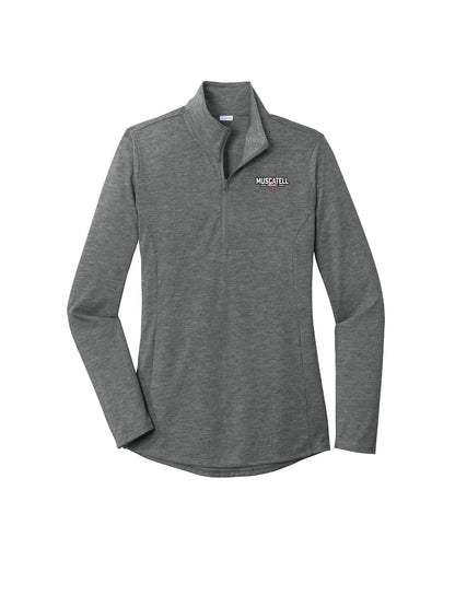 MA105. Sport-Tek Women's PosiCharge Tri-Blend Wicking 1/4-Zip Pullover