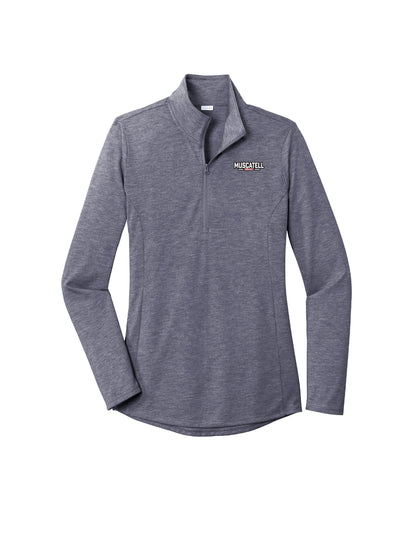 MA105. Sport-Tek Women's PosiCharge Tri-Blend Wicking 1/4-Zip Pullover