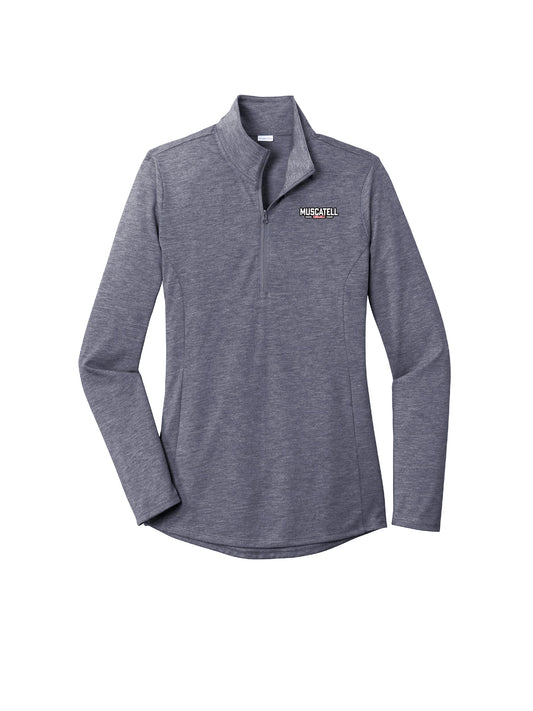 MA105. Sport-Tek Women's PosiCharge Tri-Blend Wicking 1/4-Zip Pullover