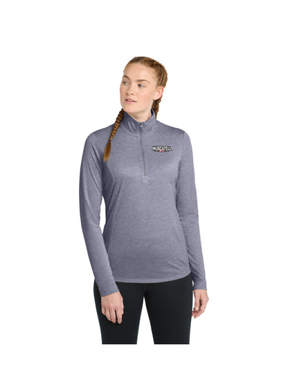 MA105. Sport-Tek Women's PosiCharge Tri-Blend Wicking 1/4-Zip Pullover