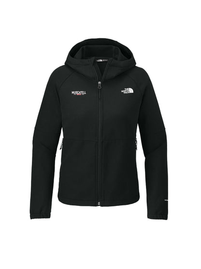 MA108. The North Face Women's Barr Lake Hooded Soft Shell Jacket