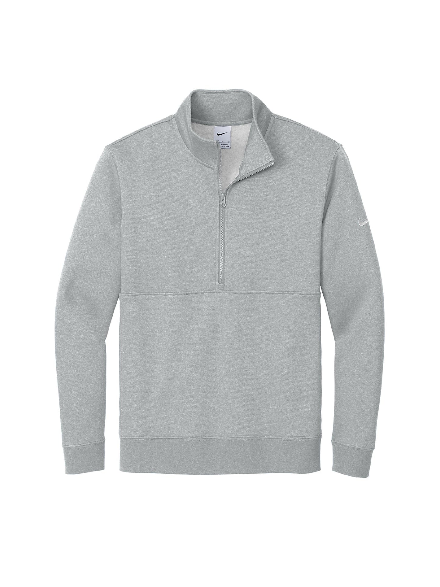NC135. Nike Club Fleece Sleeve Swoosh 1/2-Zip