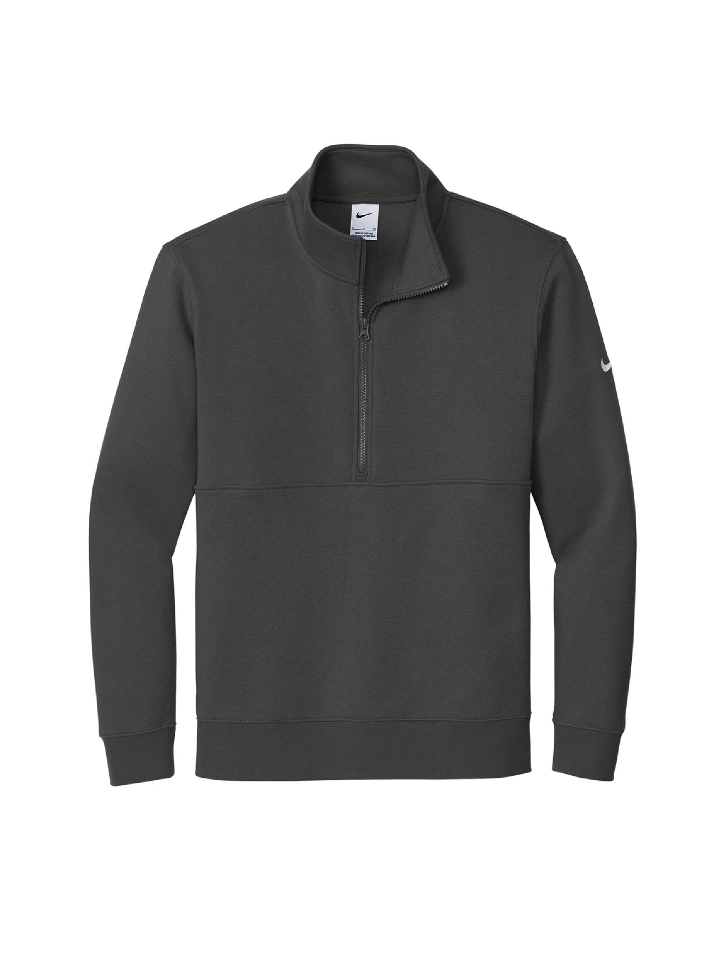 NC135. Nike Club Fleece Sleeve Swoosh 1/2-Zip