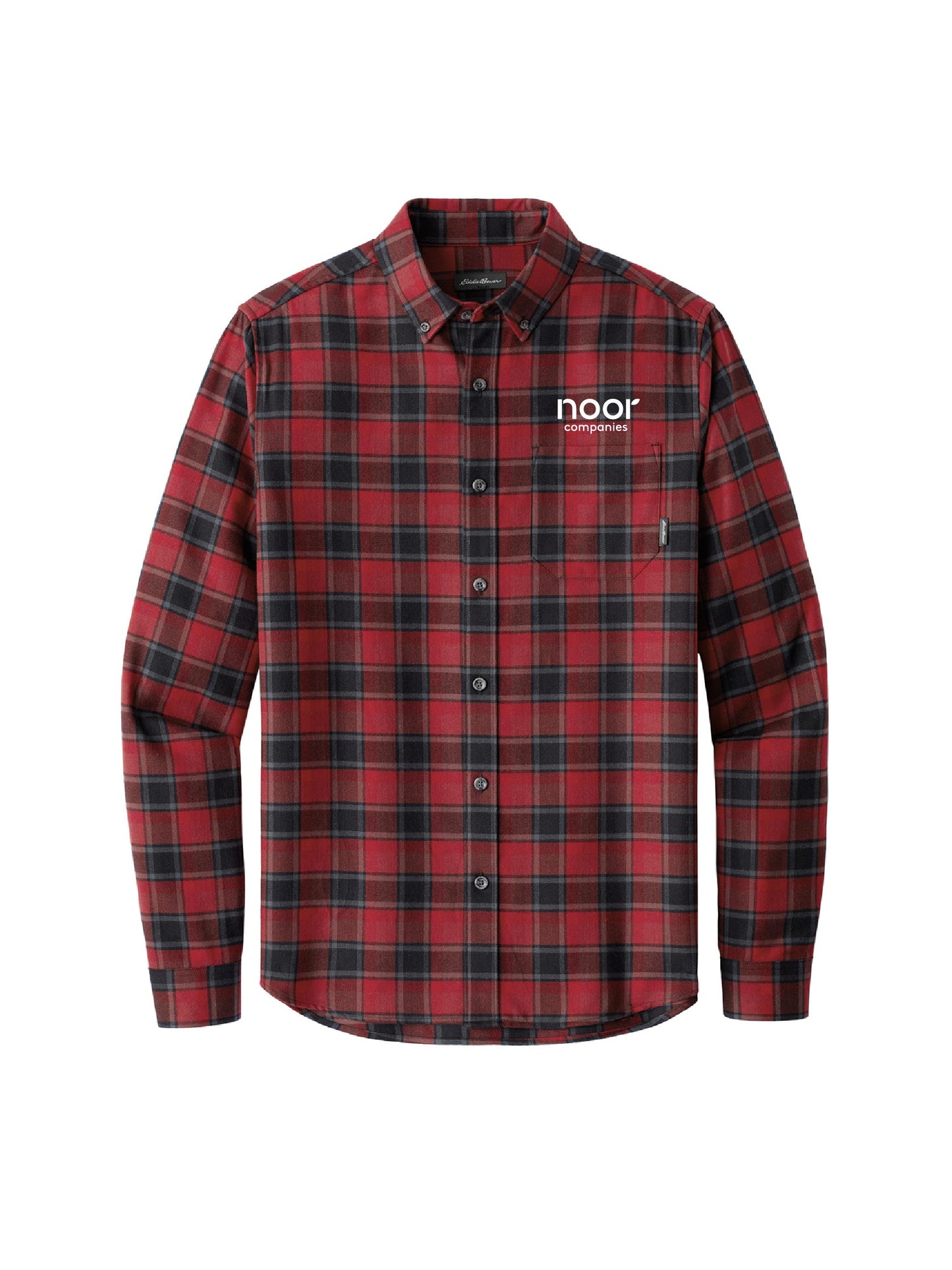 NC113. Eddie Bauer® Long Sleeve Favorite Flannel Plaid Shirt