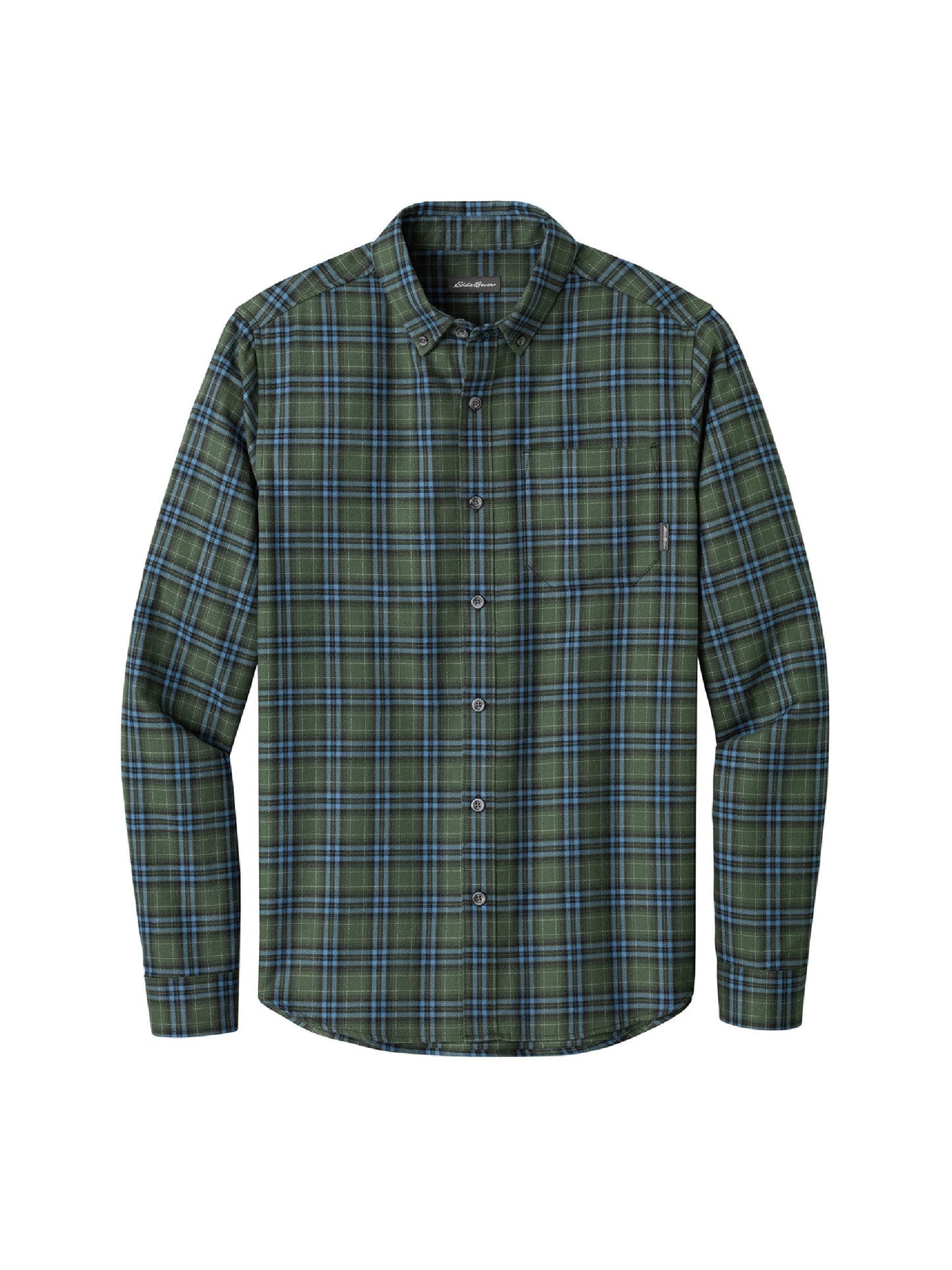 NC113. Eddie Bauer® Long Sleeve Favorite Flannel Plaid Shirt