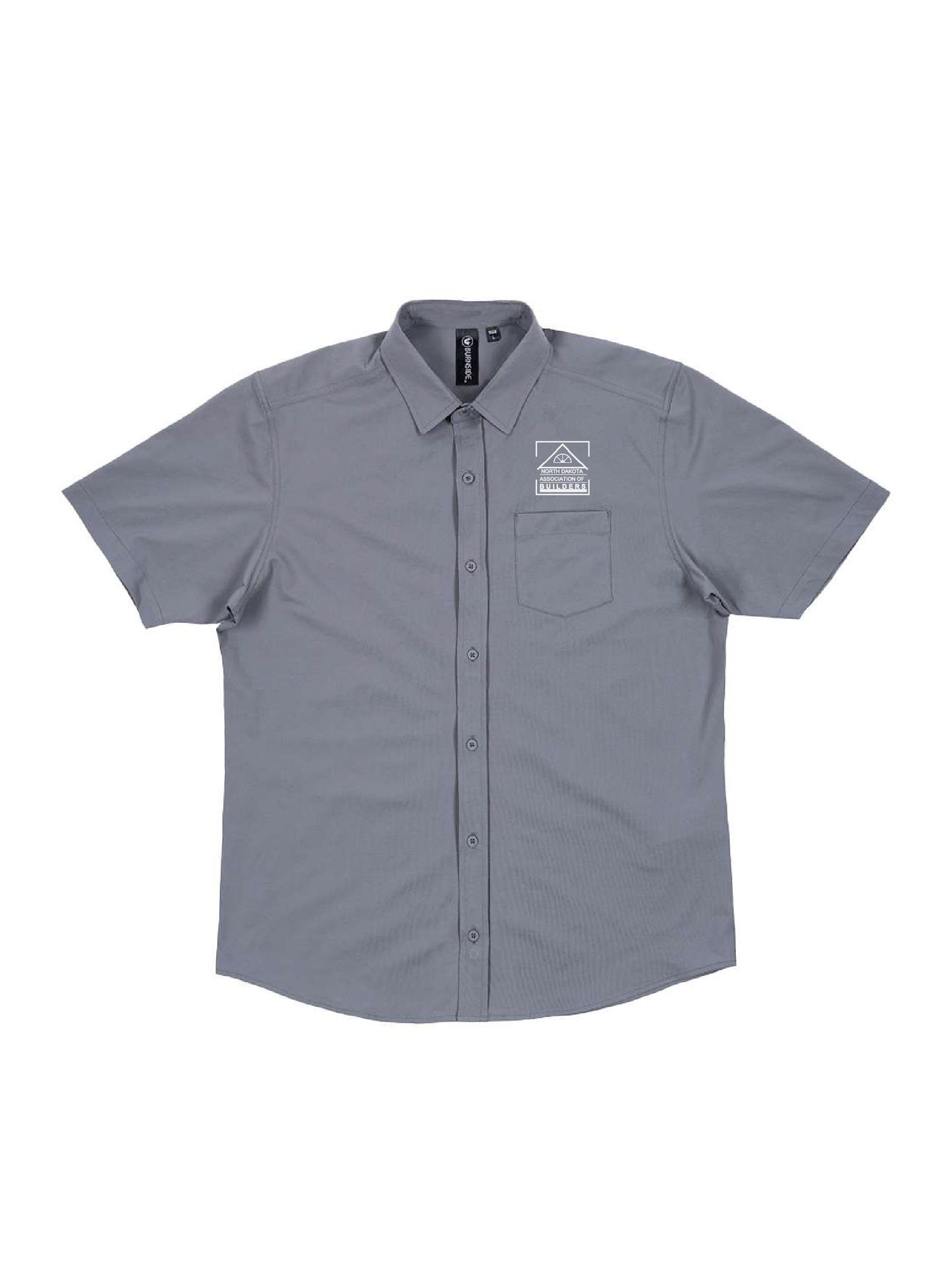 NDAB206. Burnside Men's Woven Short-Sleeve Shirt