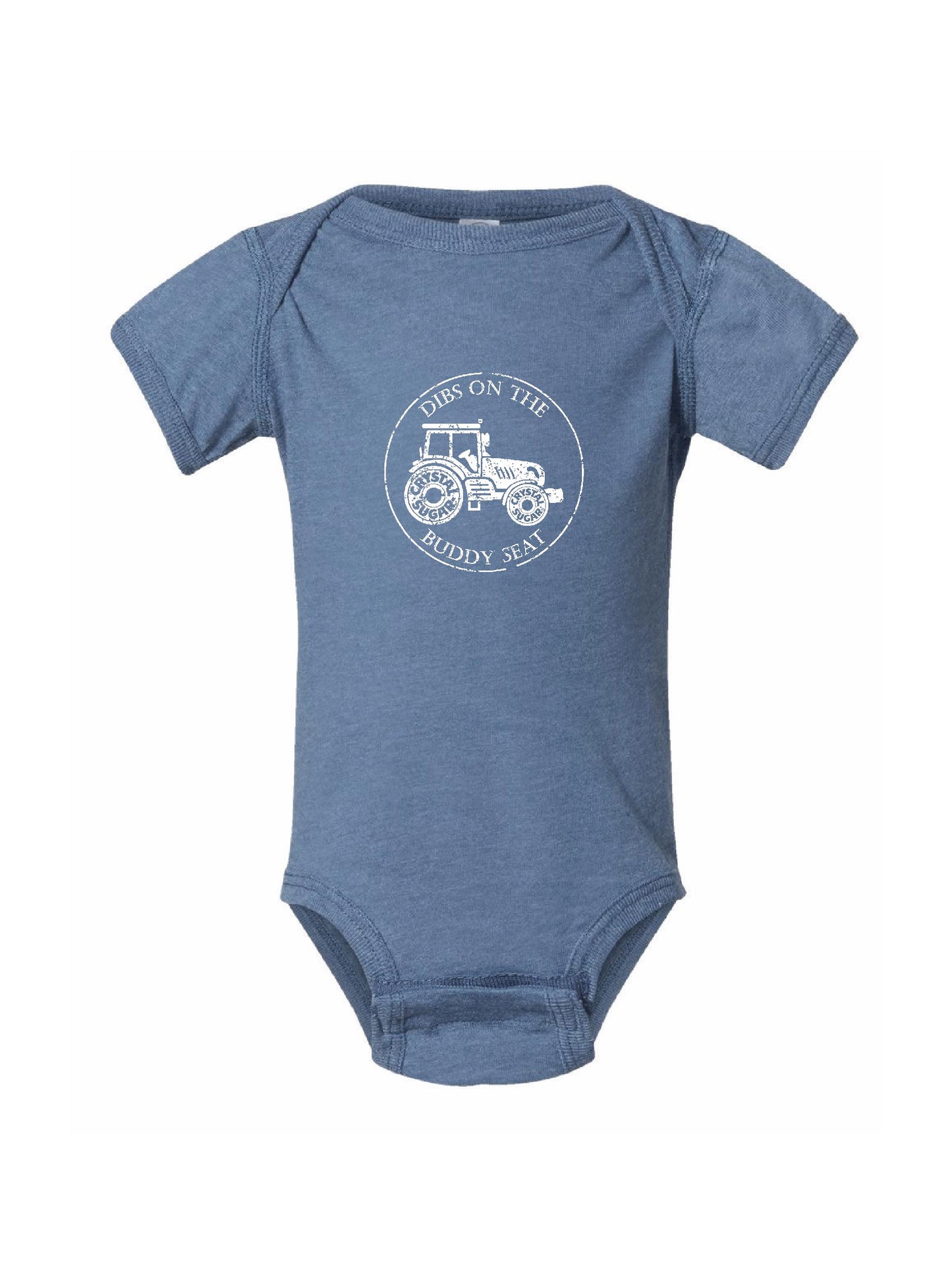 ACS418. "Dibs on the Buddy Seat" Onesie
