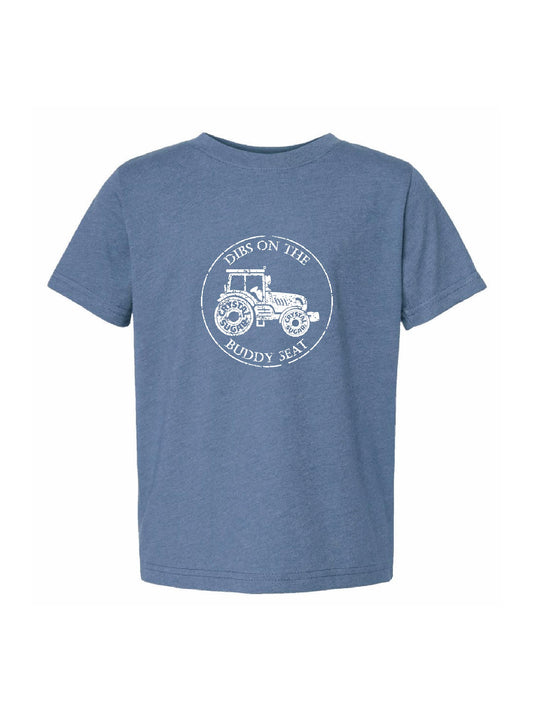 ACS419. "Dibs on the Buddy Seat" Toddler T-shirt