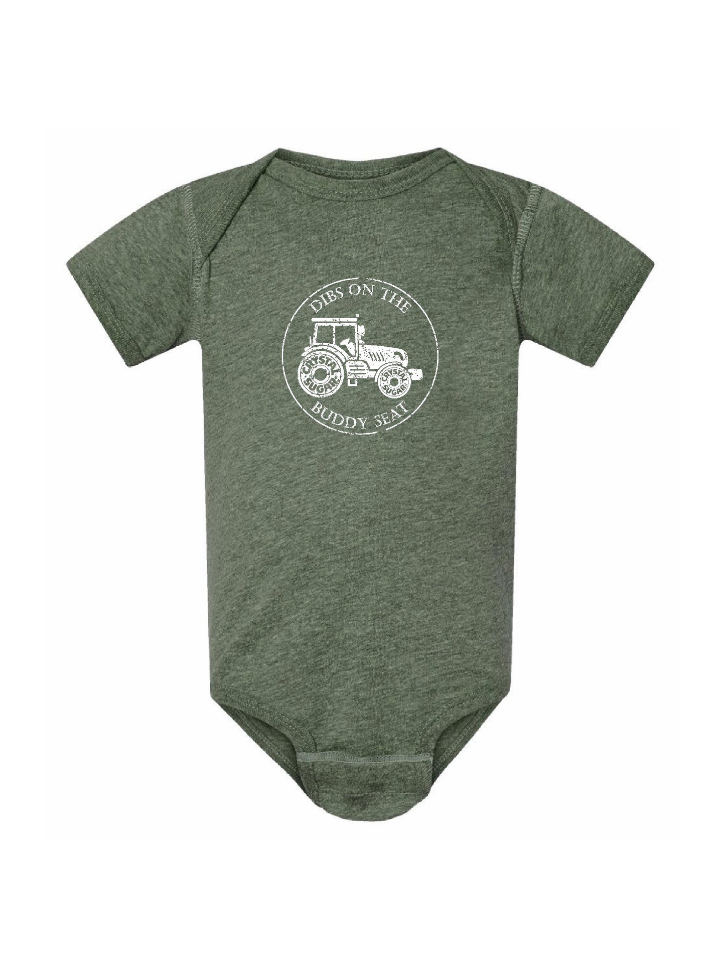 ACS418. "Dibs on the Buddy Seat" Onesie