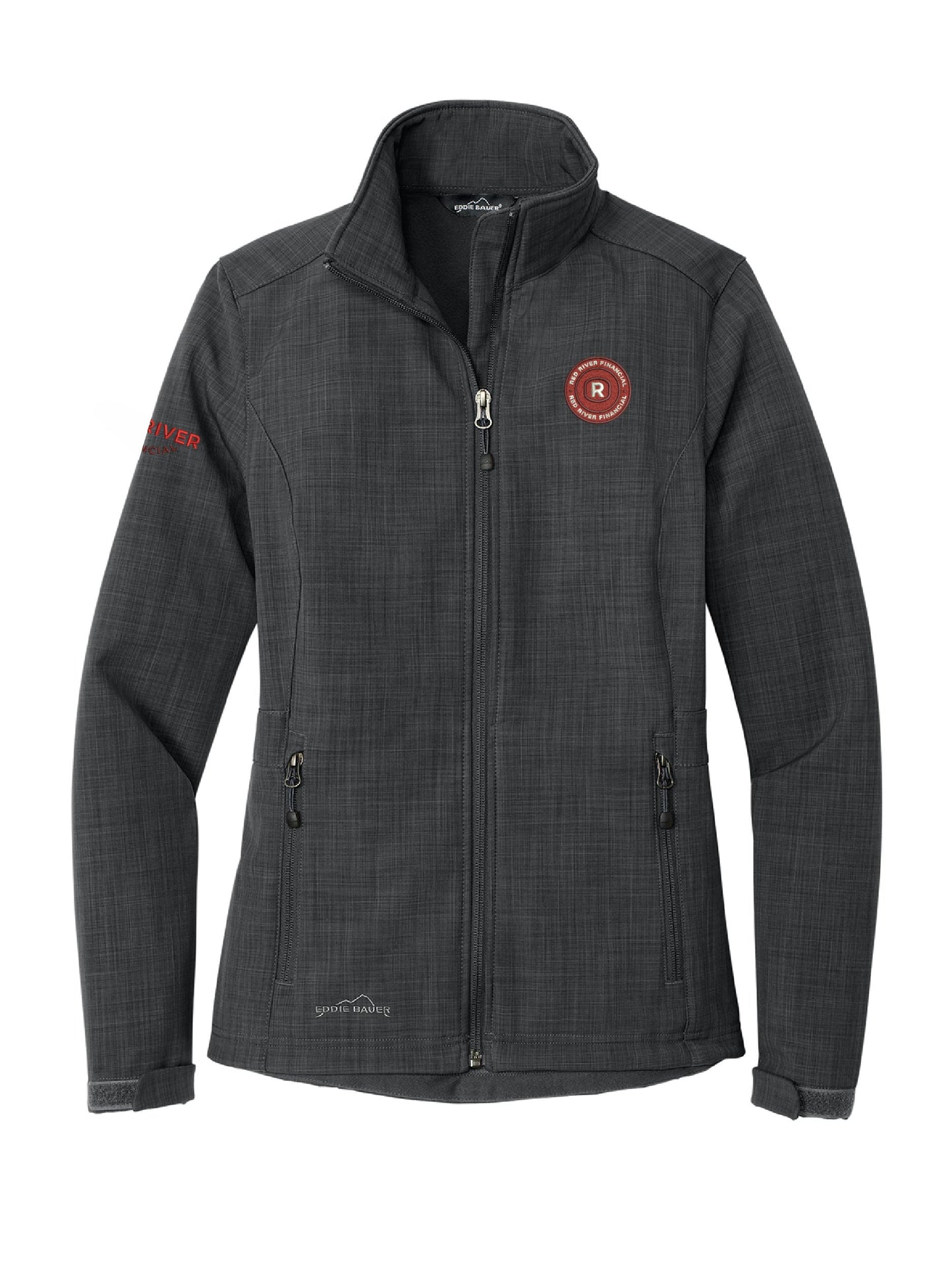 RRF205. Eddie Bauer® Shaded Crosshatch Soft Shell Jacket