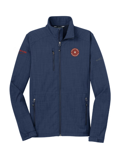 RRF205. Eddie Bauer® Shaded Crosshatch Soft Shell Jacket