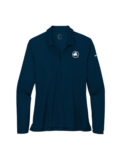 BWW227. Nike Ladies Dri-FIT Micro Pique 2.0 Long Sleeve Polo