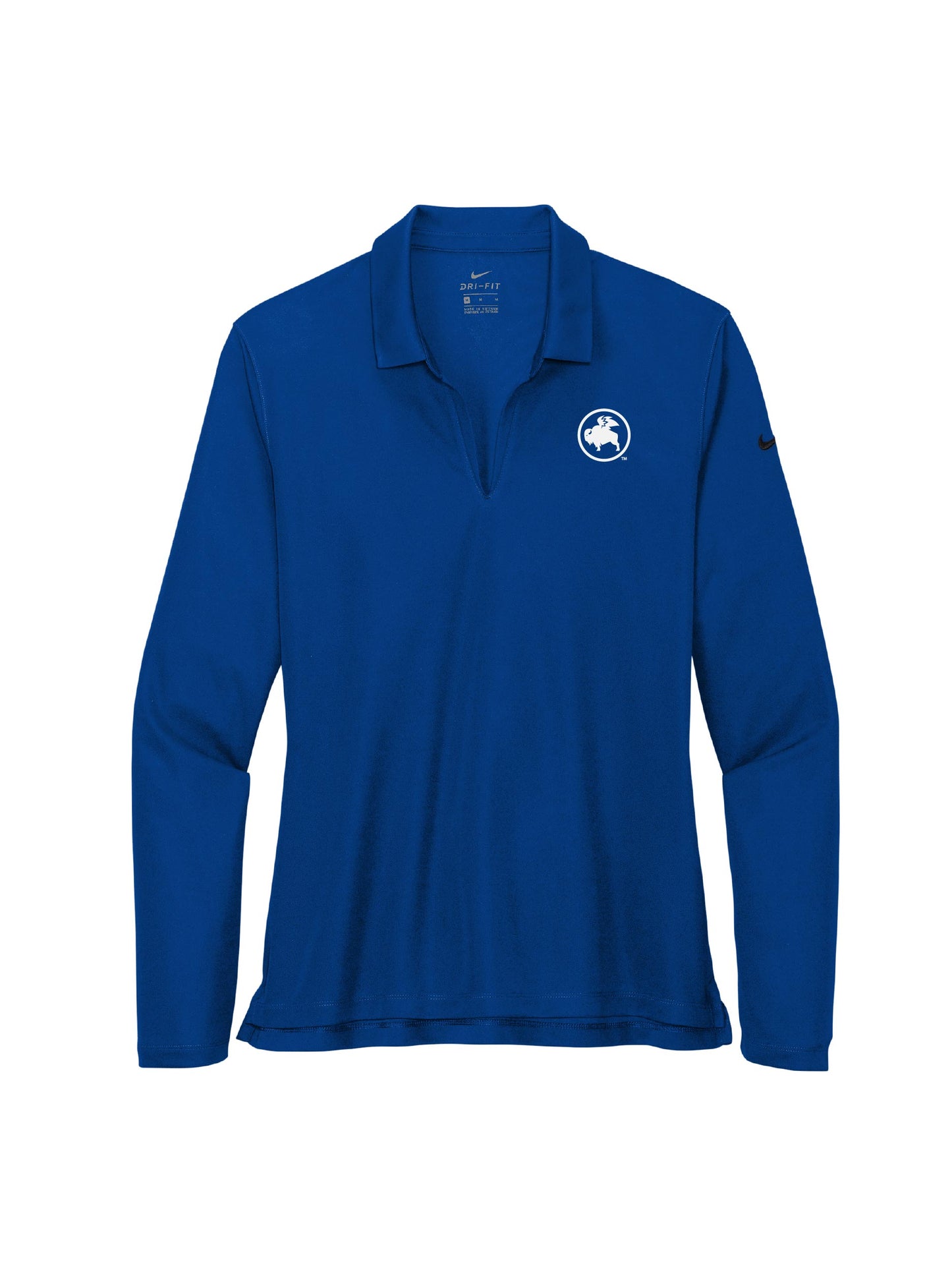 BWW227. Nike Ladies Dri-FIT Micro Pique 2.0 Long Sleeve Polo