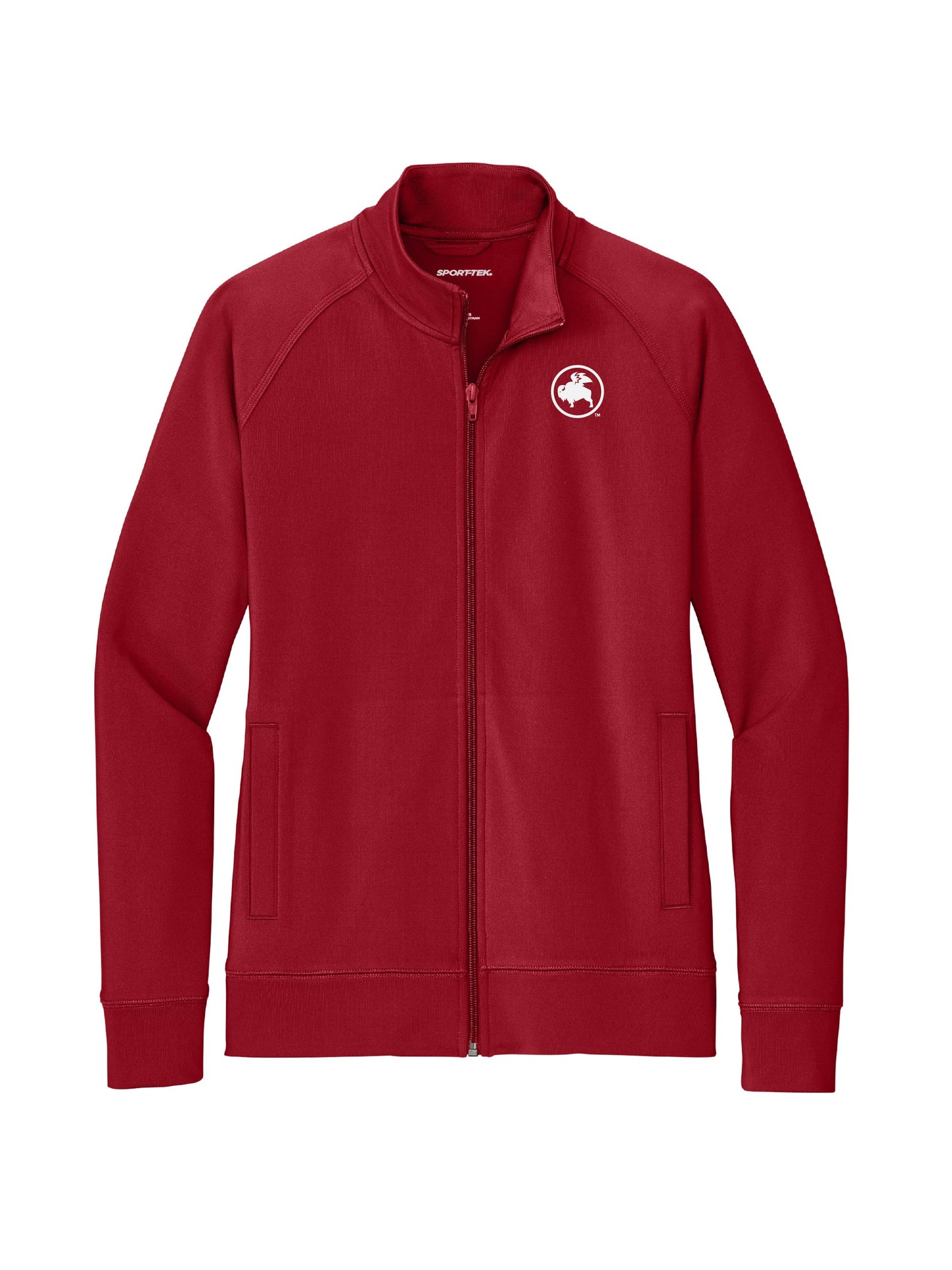 BWW230. Sport-Tek® Ladies Sport-Wick® Stretch Full-Zip Cadet Jacket