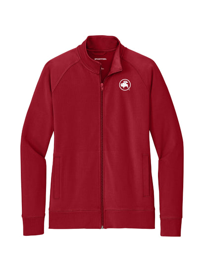 BWW230. Sport-Tek® Ladies Sport-Wick® Stretch Full-Zip Cadet Jacket
