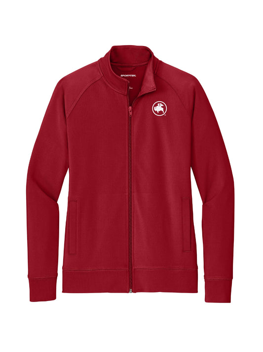 BWW230. Sport-Tek® Ladies Sport-Wick® Stretch Full-Zip Cadet Jacket