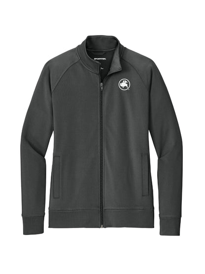 BWW230. Sport-Tek® Ladies Sport-Wick® Stretch Full-Zip Cadet Jacket