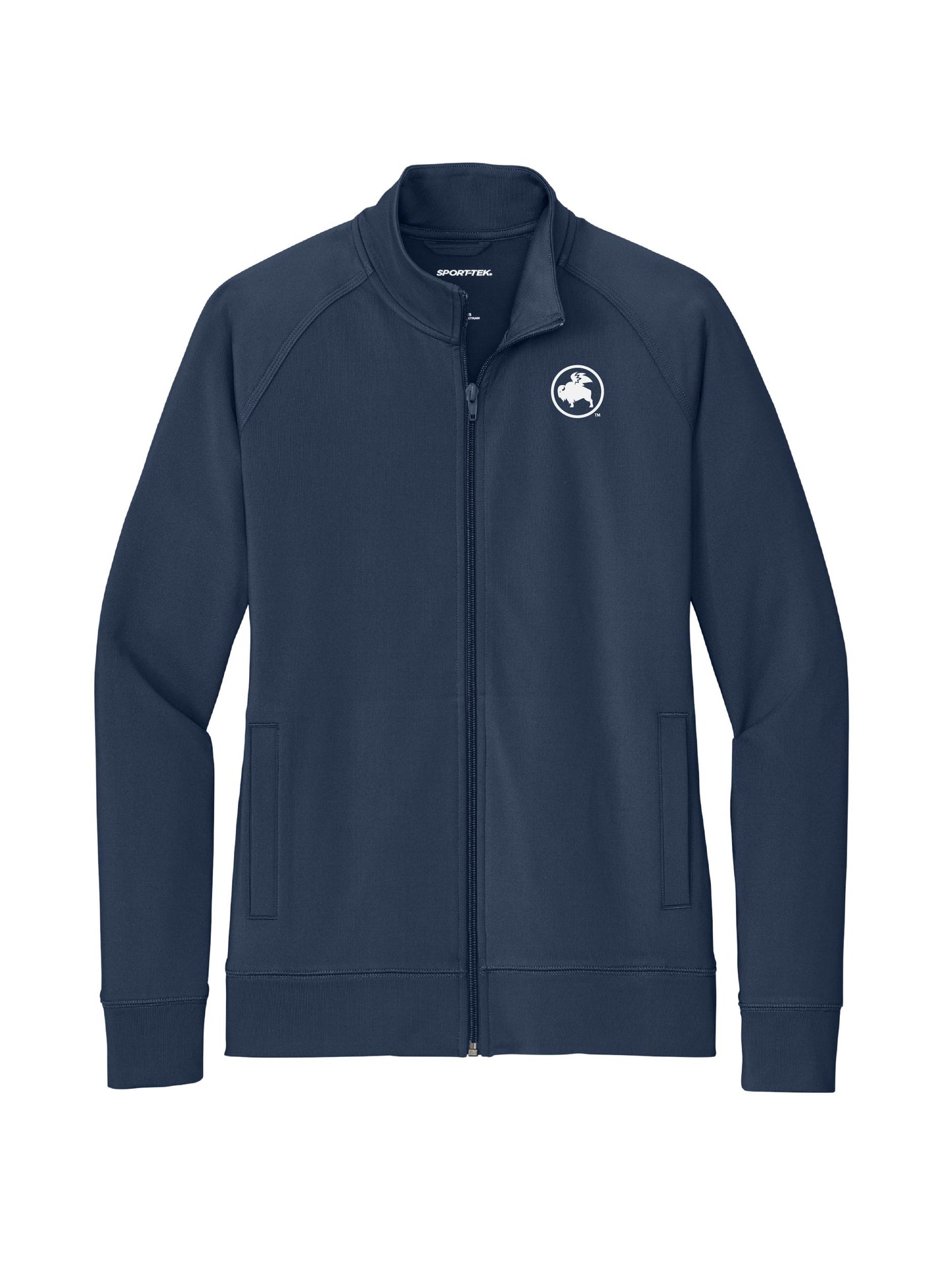 BWW230. Sport-Tek® Ladies Sport-Wick® Stretch Full-Zip Cadet Jacket