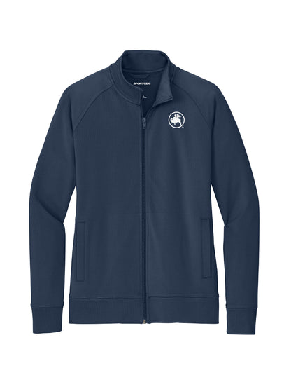 BWW230. Sport-Tek® Ladies Sport-Wick® Stretch Full-Zip Cadet Jacket