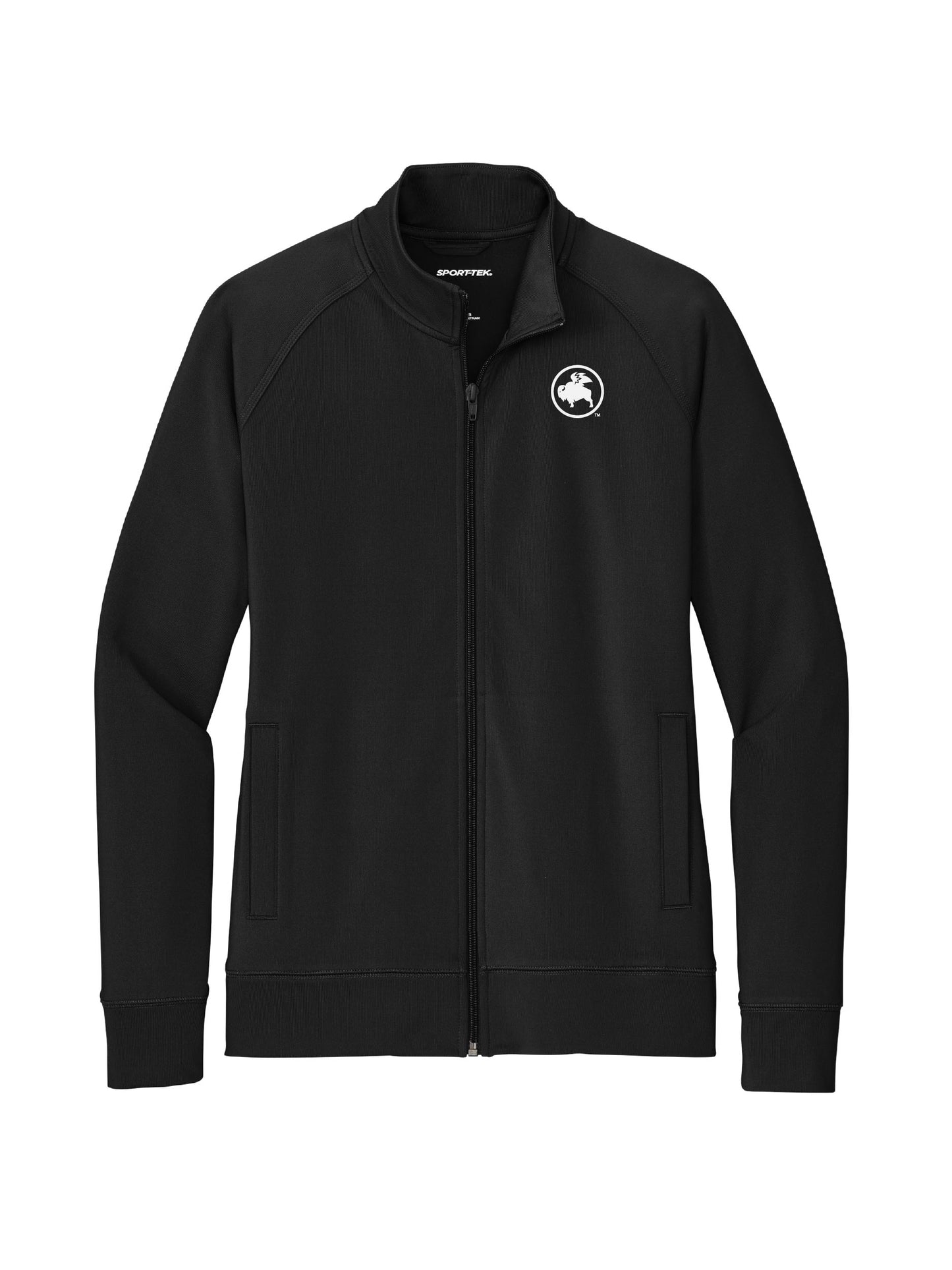 BWW230. Sport-Tek® Ladies Sport-Wick® Stretch Full-Zip Cadet Jacket