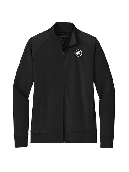BWW230. Sport-Tek® Ladies Sport-Wick® Stretch Full-Zip Cadet Jacket
