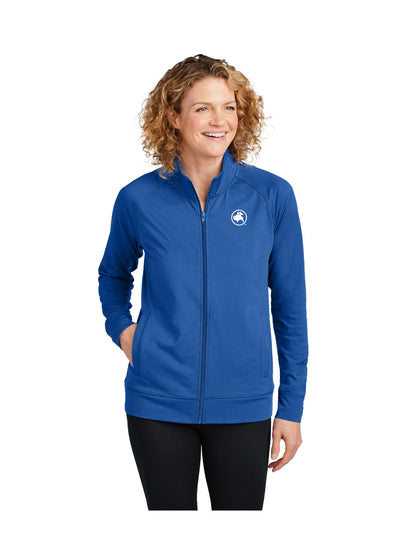 BWW230. Sport-Tek® Ladies Sport-Wick® Stretch Full-Zip Cadet Jacket