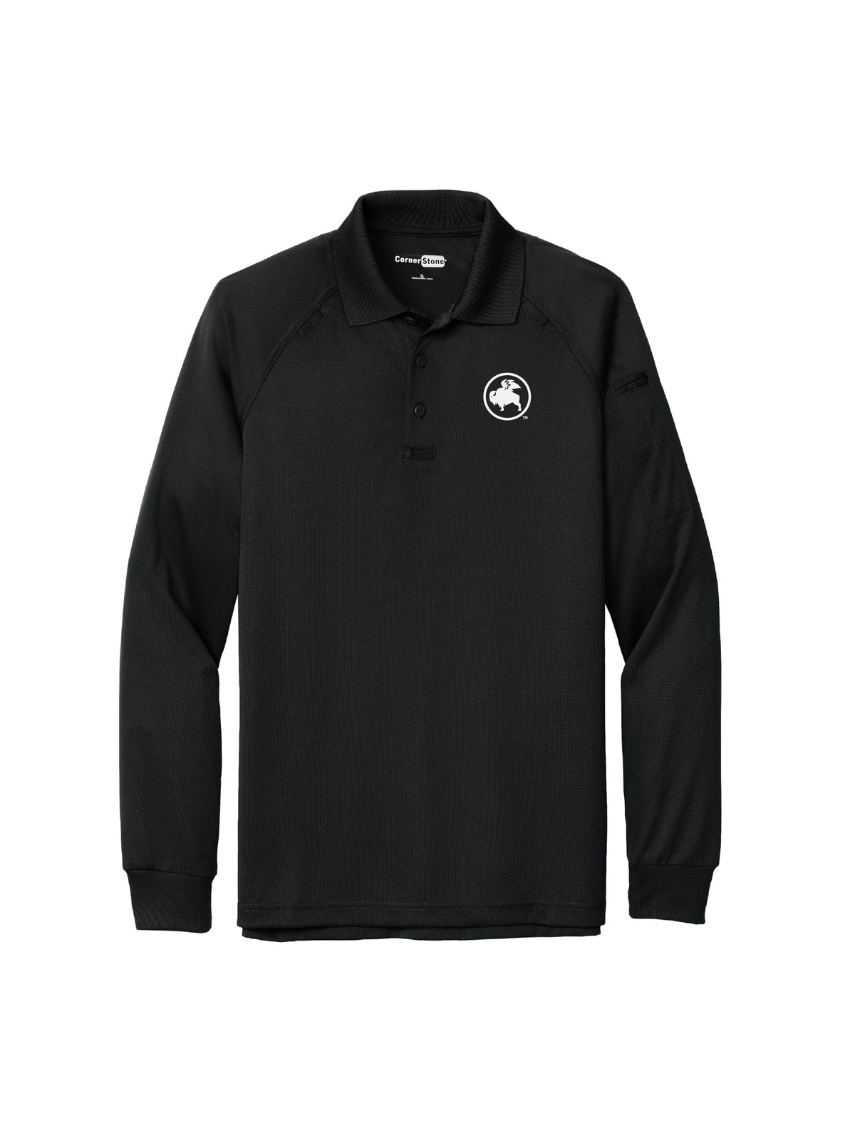 BWW116. CornerStone® - Select Long Sleeve Snag-Proof Tactical Polo