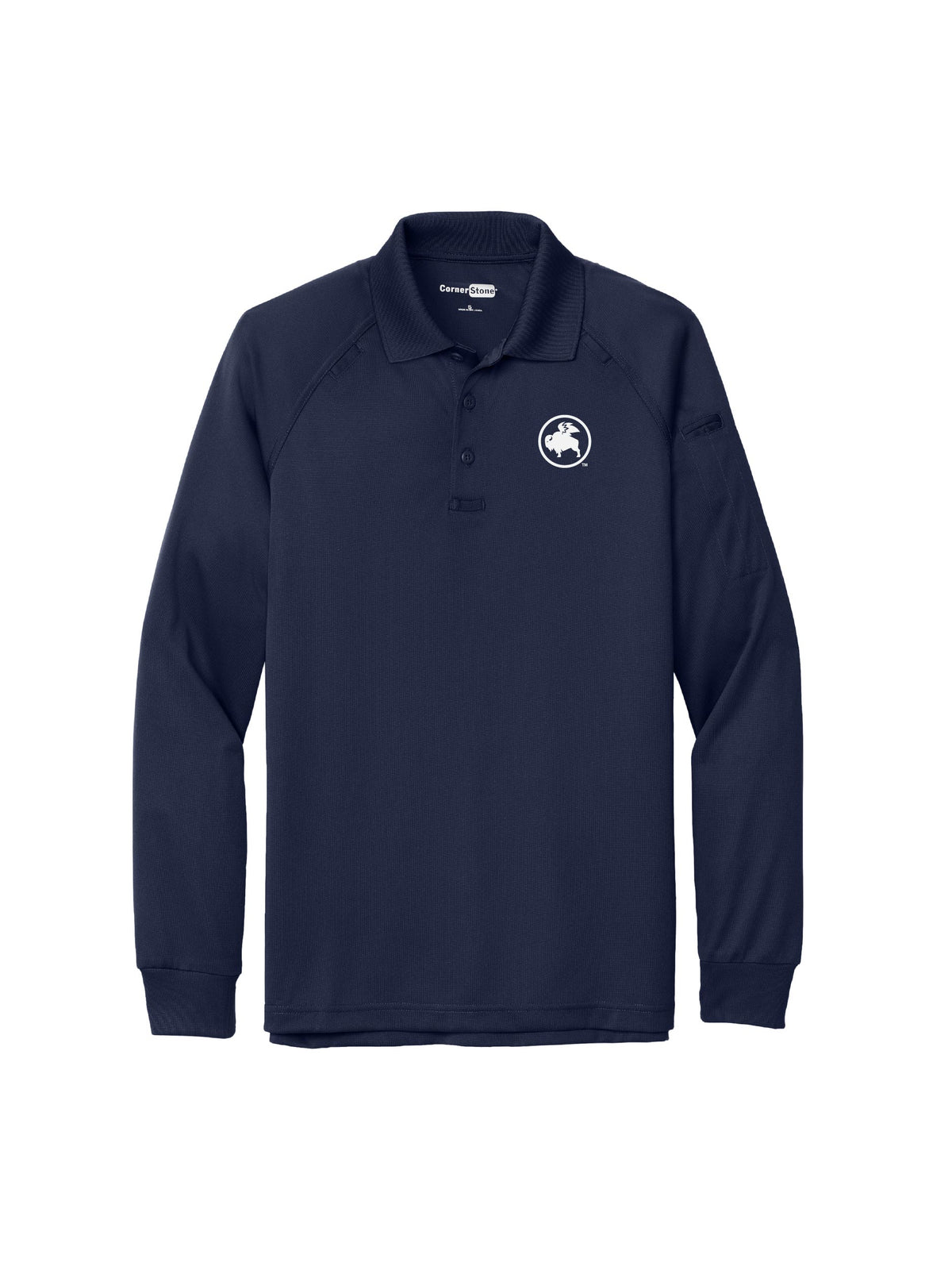 BWW116. CornerStone® - Select Long Sleeve Snag-Proof Tactical Polo