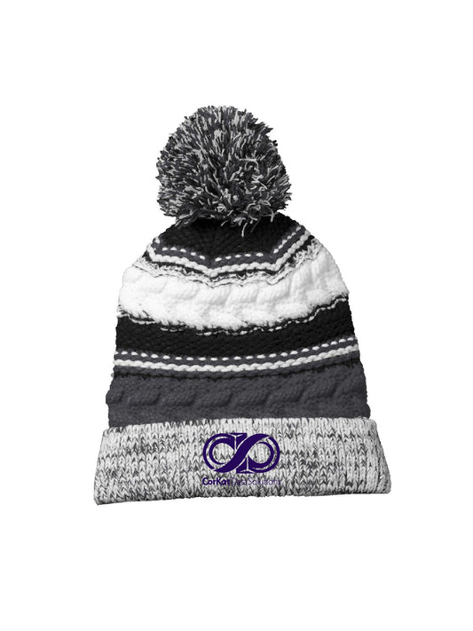 CK505. Sport-Tek® Pom Pom Team Beanie