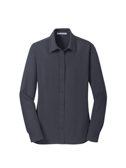 AS101. Port Authority Women's Dimension Knit Dress Shirt