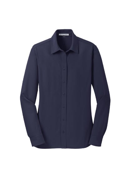 AS101. Port Authority Women's Dimension Knit Dress Shirt