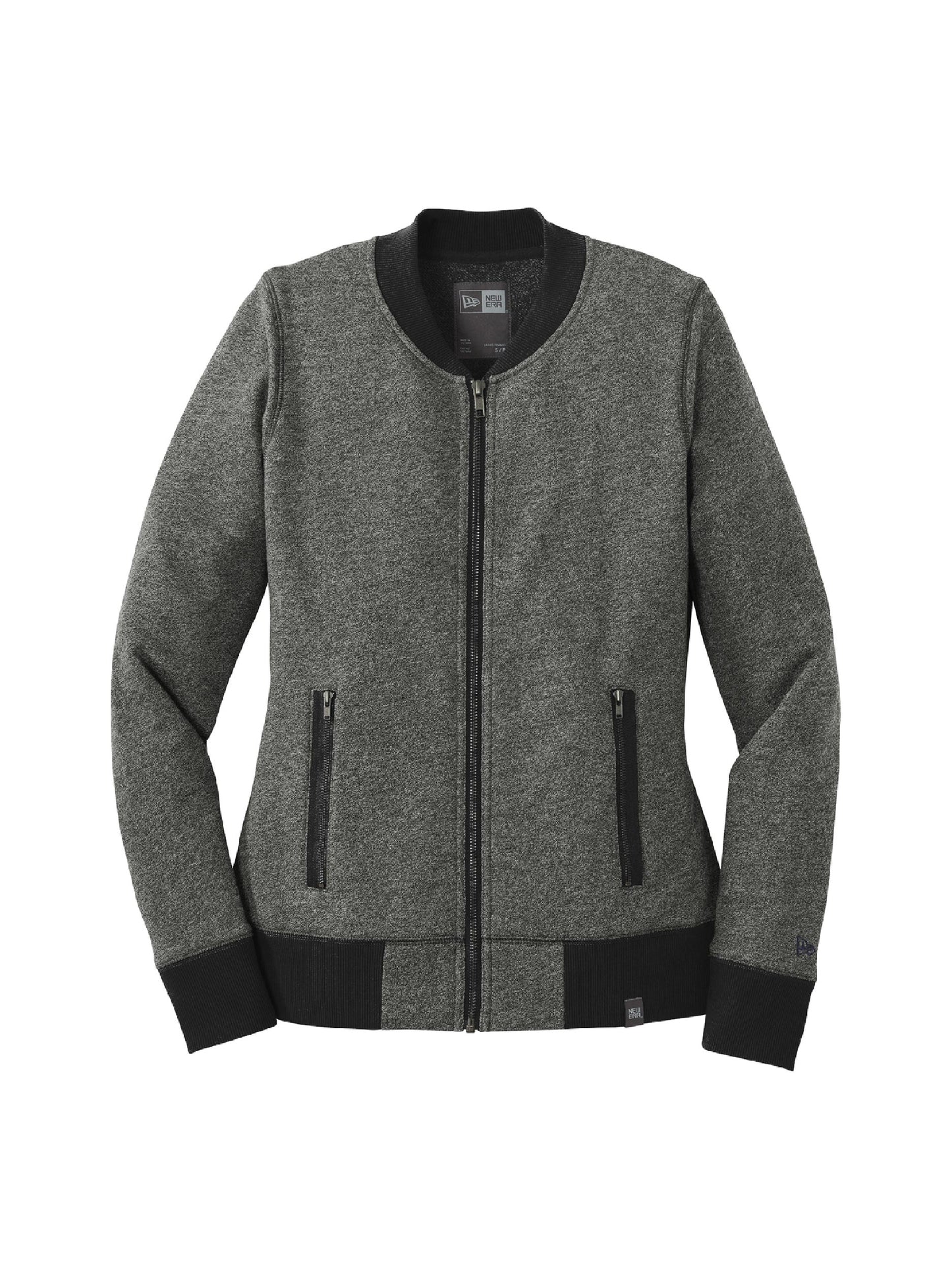 AS103. New Era Women's French Terry Baseball Full-Zip