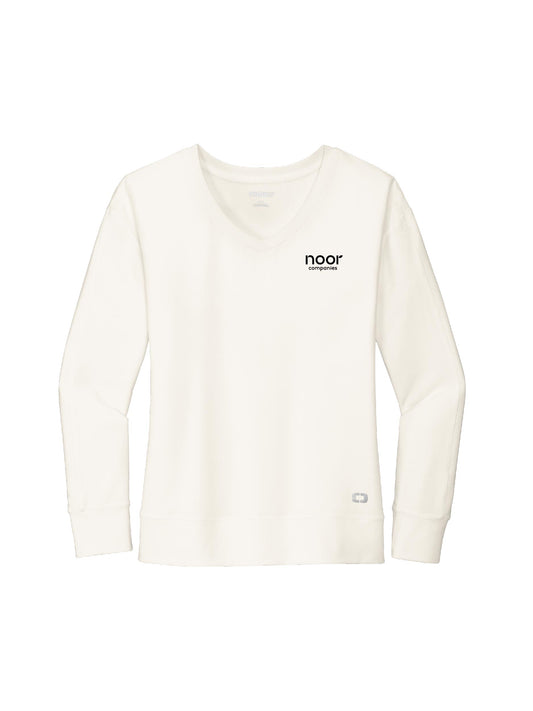 NC212. OGIO® Ladies Luuma Flex Long Sleeve V-Neck