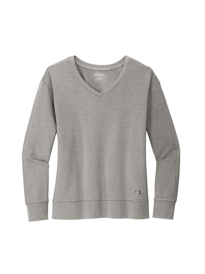 NC212. OGIO® Ladies Luuma Flex Long Sleeve V-Neck