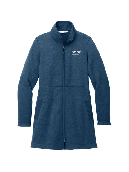 NC223. Port Authority® Ladies Arc Sweater Fleece Long Jacket